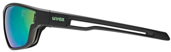 Sportske naočare UVEX Sportstyle 806 Black Matt/Mirror Green Sportske naočare - 3