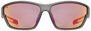 Sportsbriller UVEX Sportstyle 806 Smoke Matt/Mirror Red Sportsbriller - 1