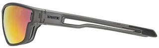Sportsbriller UVEX Sportstyle 806 Smoke Matt/Mirror Red Sportsbriller - 2