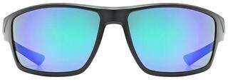 Ochelari pentru sport UVEX Sportstyle 230 Black Matt/Mirror Green Ochelari pentru sport - 1
