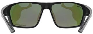 Sportglasögon UVEX Sportstyle 233 Polarised Black Matt/Polavison Mirror Green Sportglasögon - 3
