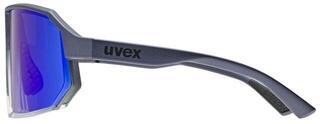 Sportbrillen UVEX Sportstyle 237 Met Blue/Clear/Mirror Blue Sportbrillen - 1