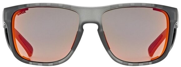 Sport Glasses UVEX Sportstyle 312 Smoke Matt/Mirror Red Sport Glasses - 3