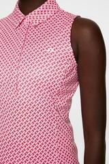 Πουκάμισα Πόλο J.Lindeberg Dena Print Sleeveless Geo Pink - 4
