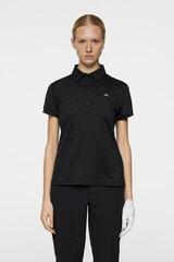 Polo J.Lindeberg Alaya Jacquard Black - 1