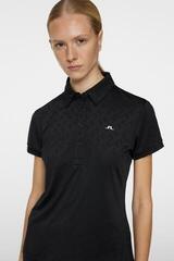 Polo majica J.Lindeberg Alaya Jacquard Black - 4