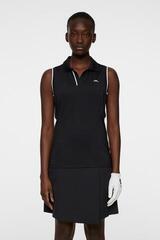 Tricou polo J.Lindeberg Viola Sleeveless Black - 1