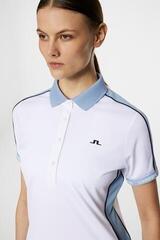 Tricou polo J.Lindeberg Demi White - 4