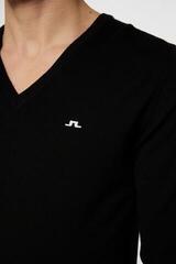 Pulover s kapuco/Pulover J.Lindeberg Lymann Knitted Black - 5