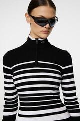 Pulover s kapuco/Pulover J.Lindeberg Cheryl Knitted Zip Black - 4