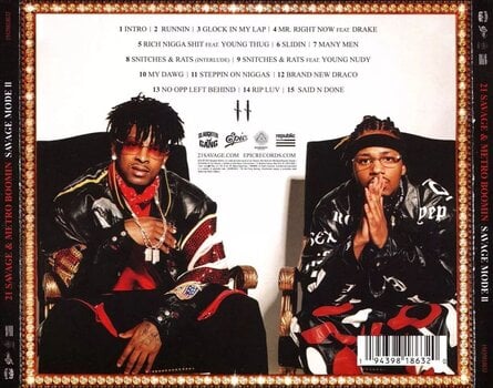 CD de música 21 Savage & Metro Boomin - Savage Mode II (CD) - 2