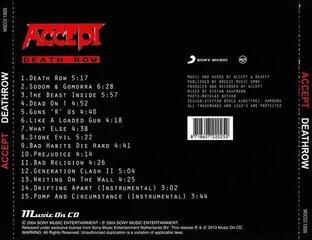 Hudobné CD Accept - Death Row (CD) - 2