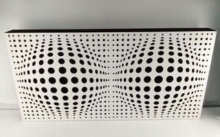 Chłonny panel z drewna Mega Acoustic FiberPRO120 AcouSphere White/Black Chłonny panel z drewna (Uszkodzone) - 1