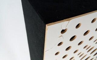 Chłonny panel z drewna Mega Acoustic FiberPRO120 AcouSphere White/Black Chłonny panel z drewna (Uszkodzone) - 3