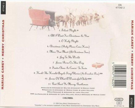 Музичний компакт-диск Mariah Carey - Merry Christmas (CD) - 3