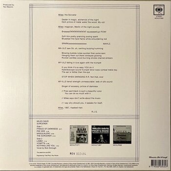 LP ploča Miles Davis - Sorcerer (Limited Edition) (Crystal Clear Coloured) (LP) - 3