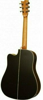 Dreadnought elektro-akoestische gitaar Gilmour Robust EQ BK CUT - 2
