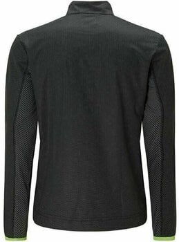Hoodie/Sweater Callaway Herringbone Textured 1/4 Zip Mens Sweater Caviar XL - 2