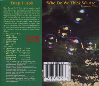 Glazbene CD Deep Purple - Who Do We Think We Are (Anniversary Edition) (CD) - 2