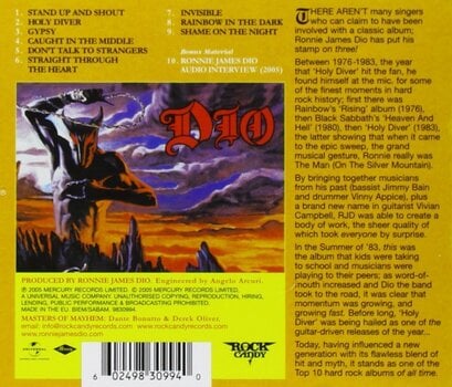 Glazbene CD Dio - Holy Diver (CD) - 2