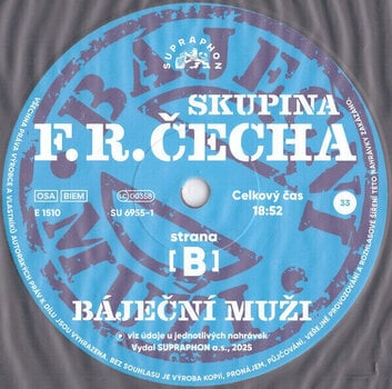LP ploča Skupina F. R. Čecha  - Báječní Muži (LP) - 3