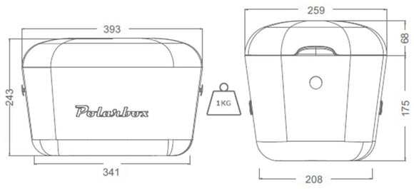 Хладилник Polarbox Classic Naranja Sorbete 12 L - 5