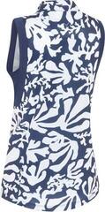 Polo majica Callaway Abstract Floral Sleeveless Womens Peacoat - 1
