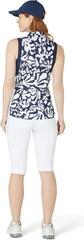 Polo Callaway Abstract Floral Sleeveless Womens Peacoat - 3