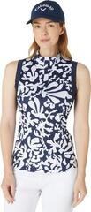 Polo Callaway Abstract Floral Sleeveless Womens Peacoat - 4