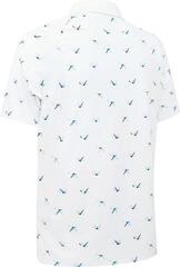 Tricou polo Callaway All Over Birdie Mens Alb luminos - 1
