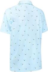 Polo majica Callaway All Over Birdie Mens Arctic Paradise - 1
