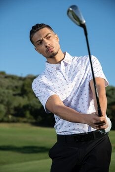 Tricou polo Callaway Swing Chev Mens Alb luminos S Tricou polo - 6