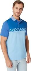 Tricou polo Callaway Oxford Block Mens Galaxy Blue - 2