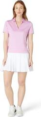 Polo Shirt Callaway Waist Length Mesh Detail Short Sleeve Womens Orchid - 3