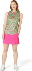 Polo majica Callaway Floral Sleeveless Womens Cheeky Pink - 4