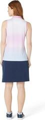 Polo majica Callaway Chev Gradient Sleeveless Womens Brilliant White - 4