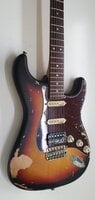 Vintage V6HMRSB Distressed Sunburst Gitara elektryczna