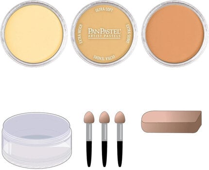 Myk pastell PanPastel Metallic Sets 3-Color Set Light Gold Rich Gold & Bronze - 2