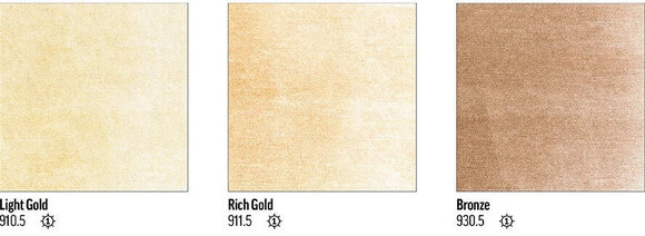 Myk pastell PanPastel Metallic Sets 3-Color Set Light Gold Rich Gold & Bronze - 3