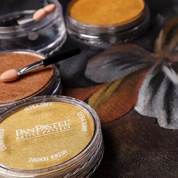 Myk pastell PanPastel Metallic Sets 3-Color Set Light Gold Rich Gold & Bronze - 4