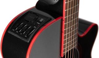 Електро-акустична китара Джъмбо Takamine GF49CE CB Cosmic Black Sparkle Електро-акустична китара Джъмбо - 2