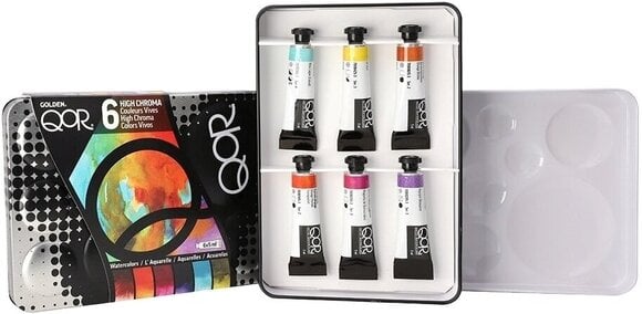 Akvarel boja QOR Watercolor Modern Set akvarel boja High Chroma Colors 6 x 5 ml - 2