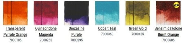 Akvarel boja QOR Watercolor Modern Set akvarel boja High Chroma Colors 6 x 5 ml - 3