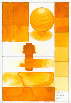 Akvarel boja QOR Watercolor 7000146-1 Vodene boje India Yellow 11 ml 1 kom - 3