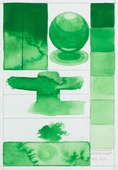 Watercolour Paint QOR Watercolor 7000385-1 Watercolour Paint Permanent Green Light 11ml 11 ml 1 pc - 2