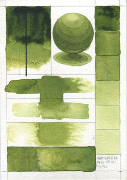 Akvarel boja QOR Watercolor 7000400-1 Vodene boje Sap Green 11 ml 1 kom - 3