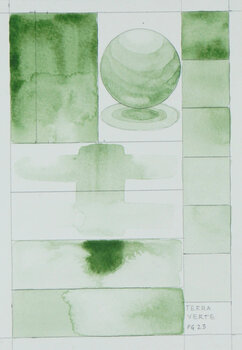 Akvarel boja QOR Watercolor 7000405-1 Vodene boje Terre Verte 11 ml 1 kom - 3