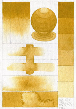 Akvarel boja QOR Watercolor 7000435-1 Vodene boje Naples Yellow 11 ml 1 kom - 3