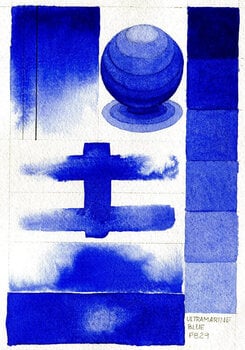 Akvarelna barva QOR Watercolor 7000310-1 Akvarelne barve Ultramarine Blue 11 ml 1 kos - 3