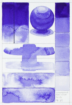 Akvarel boja QOR Watercolor 7000316-1 Vodene boje Ultramarine Blue Violet 11 ml 1 kom - 3